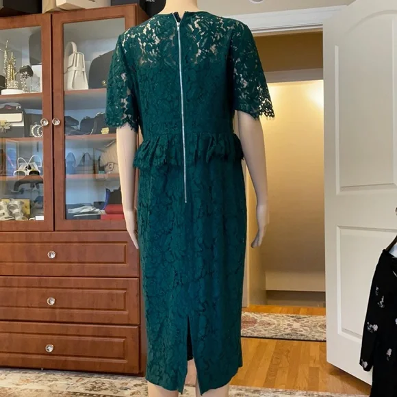 ASOS green lace maternity dress - Picture 4 of 16